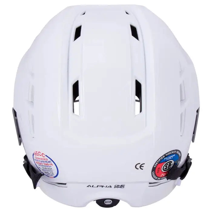 Casque de hockey Warrior Alpha One Pro (blanc)